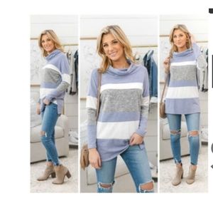 Nic & Lulu Soft Cowl Neck Sweater